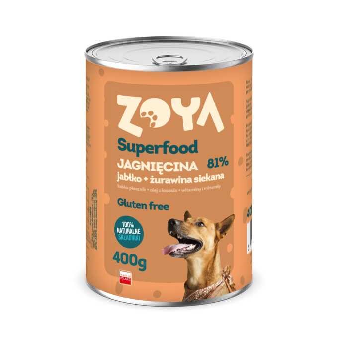 ZOYA Superfood Lamb - mokra hrana za pse z jagnjetino 400g