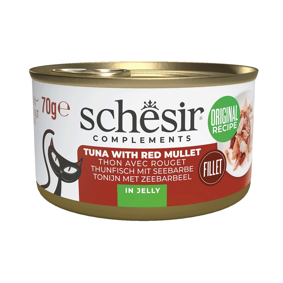 SCHESIR Complements Tuna z morskimi prji v želeju - mokra hrana za mačke - 70g