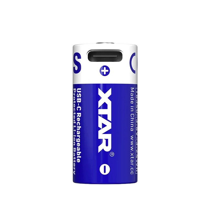 Baterija XTAR 16340 / R-CR123, Li-Ion, 3.7V, 900 mAh