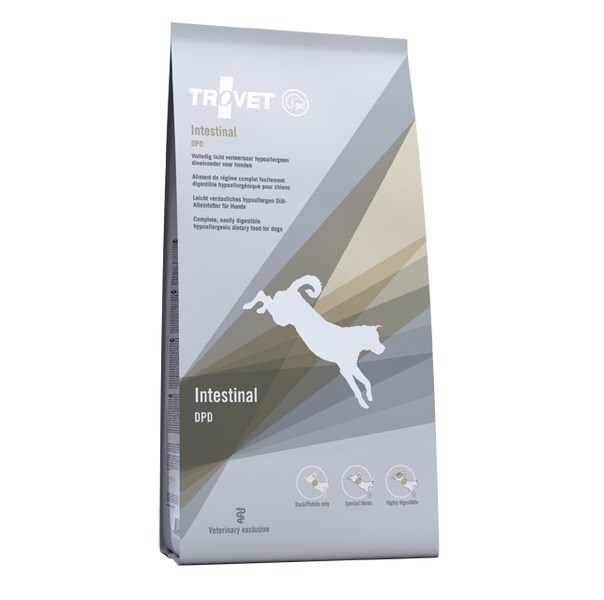 TROVET Hypoallergenic Intestinal DPD z račjo - suha hrana za pse - 10 kg