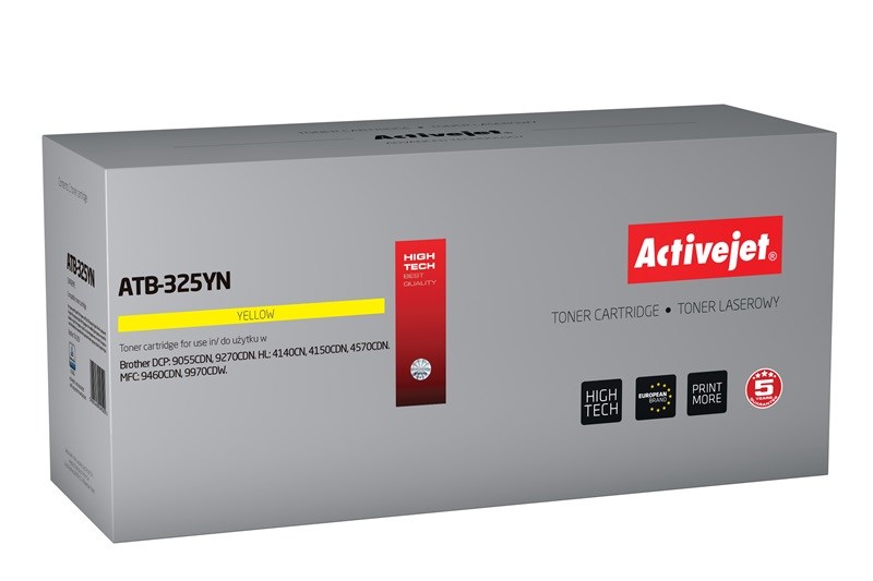 Activejet ATB-325YN toner rumen, združljiv z Brother TN-325Y, 3500 strani