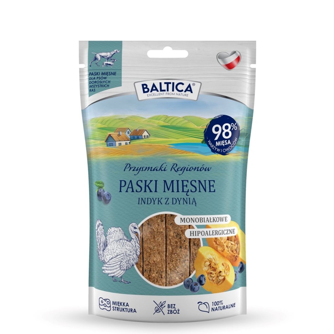 BALTICA Przysmaki Regionów Mono Piščanec z bučo – pasja poslastica – 90 g