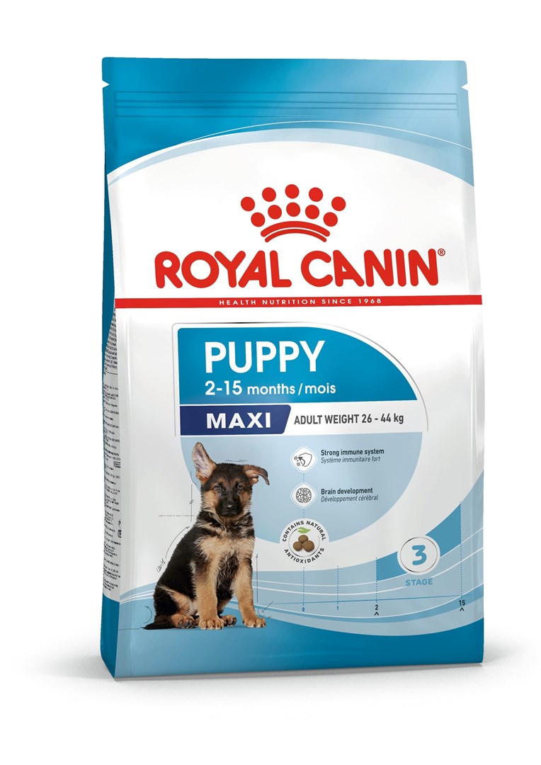 Royal Canin Maxi Puppy 15 kg Riž, zelenjava
