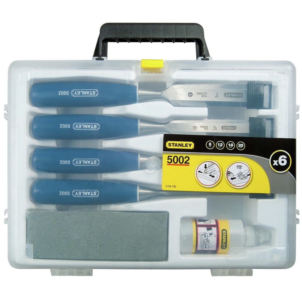 Set dlet Stanley 6 kosov, serija 5002, s kovčkom