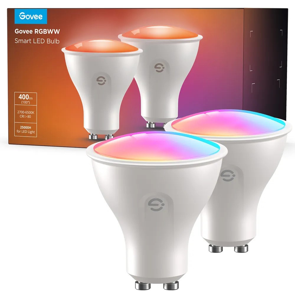 GOVEE RGBWW Smart Bulb HD600D, 2-pack