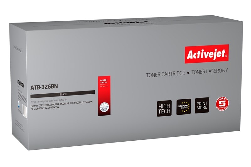 Activejet ATB-326BN toner, nadomestni za Brother TN-326BK, črn, 4500 strani