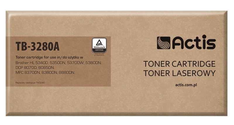 Združljiv toner Actis TB-3280A, črn (nadomestni za Brother TN3280), 8000 strani