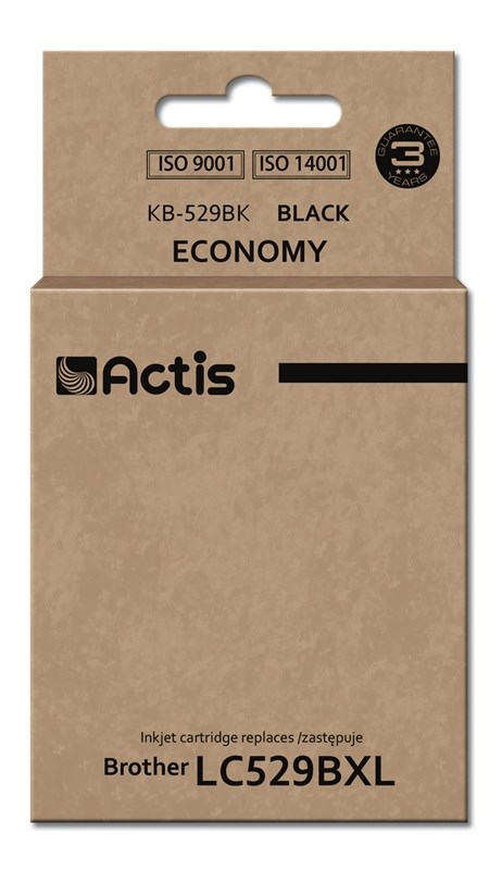 Nadomestno črnilo Actis KB-529Bk za Brother (58 ml, črno)
