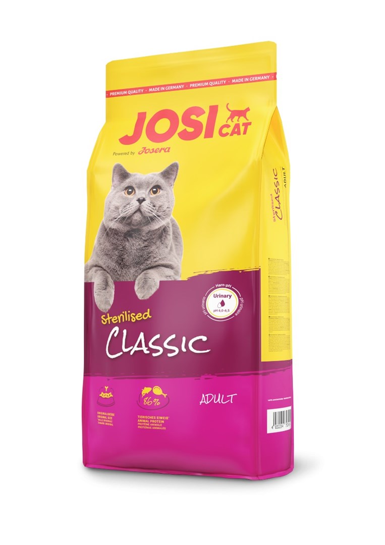Josera JosiCat Sterilised Classic 10 kg - suha hrana za mačke