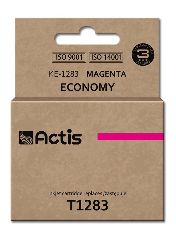 Actis KE-1283 Magenta kartuša s črnilom (zamenjava za Epson T1283; Standard; 13 ml)