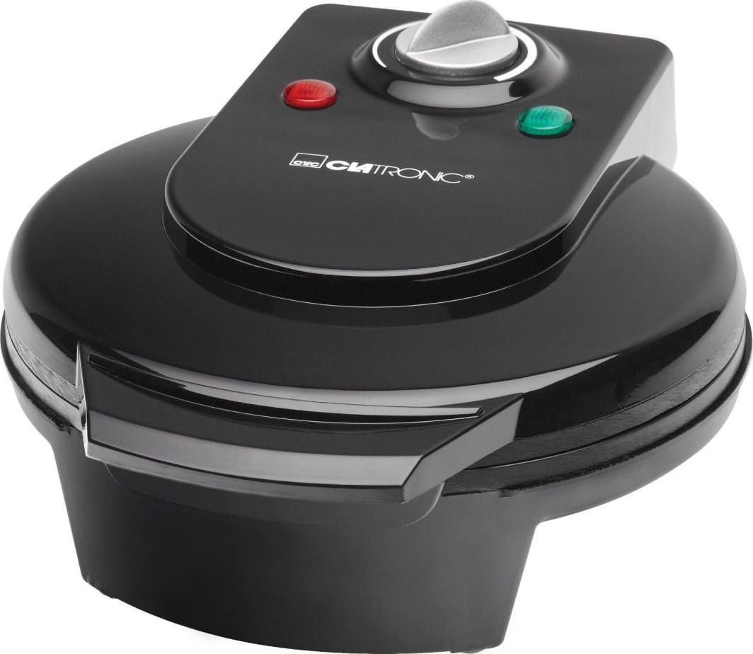 Clatronic WA 3491 Aparat za peko vafljev, 5 vafljev, Črna, 1200 W