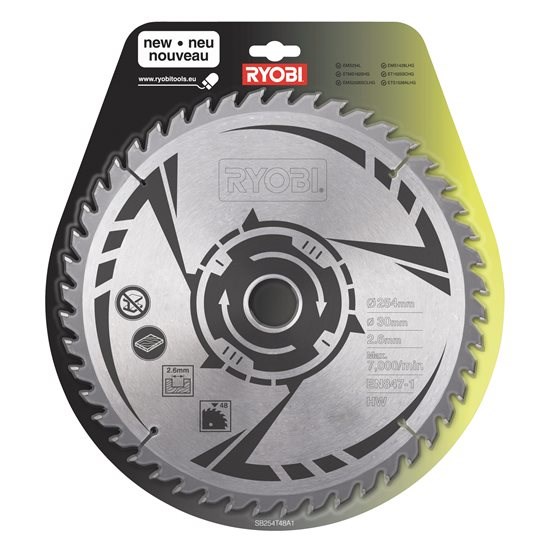 Ryobi SB254T48A1 list krožne žage 25.4 cm, 48Z