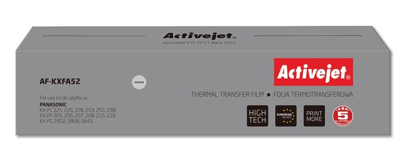 Activejet AF-KXFA52 trak za faks (nadomestni za Panasonic KX-FA52), 2 kosa