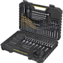 Stanley komplet svedrov STA7205-XJ, 100 kosov, nerjavno jeklo/črna
