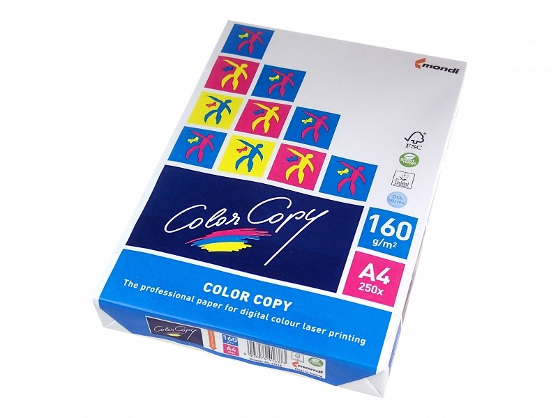 Papir Mondi Color Copy A4, 160g/m2, 250 kosov