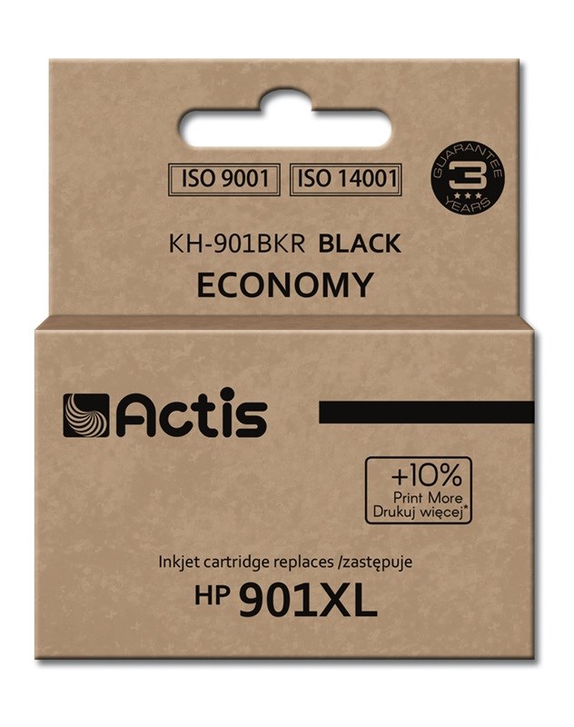 Združljiv s črnilom ACS KH-901BKR (za HP 901XL CC654AE), standard, 20 ml, črna