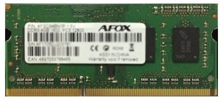 AFOX SO-DIMM DDR3 8GB atmiņas modulis