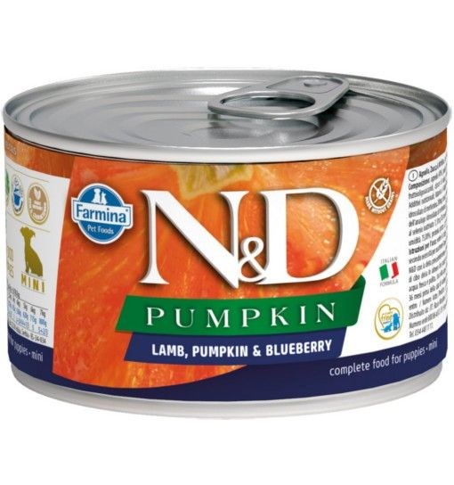 FARMINA N&D Puppy Lamb&Pumpkin&Blueberry - mitrā