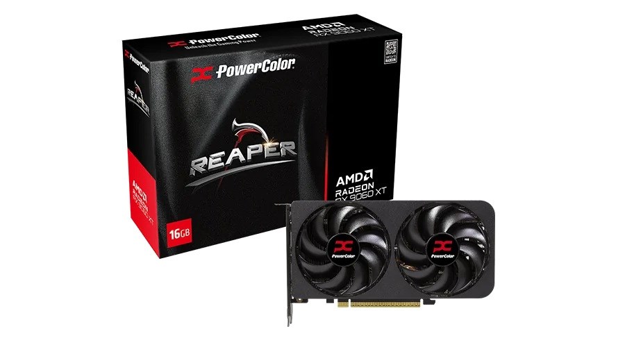 Grafikas karte. PowerColor RX9060XT 16G-A