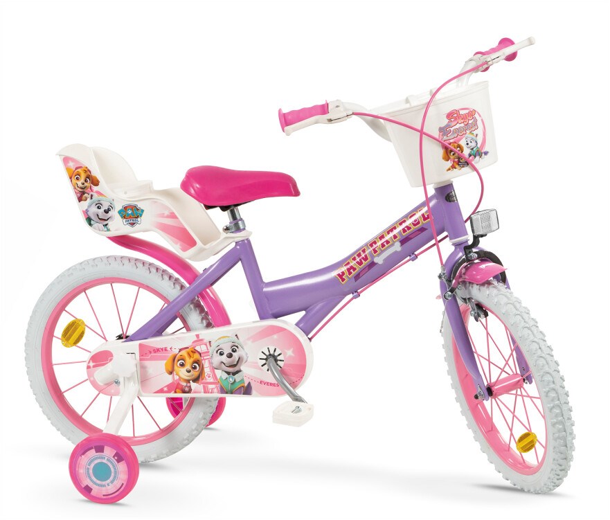 Bērnu velosipēds 16" Paw Patrol Purple