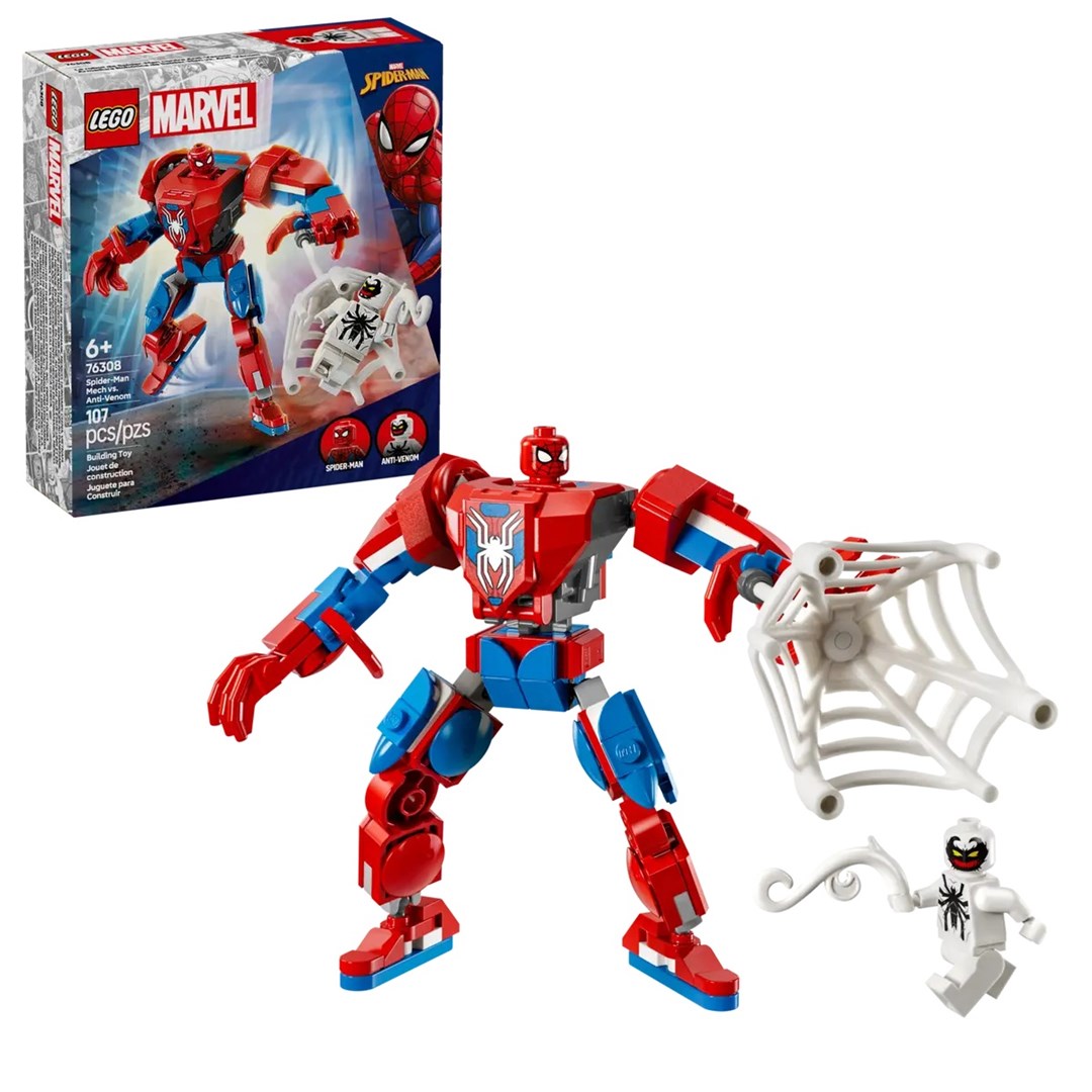 LEGO MARVEL 76308 Zirnekļcilvēka robots pret