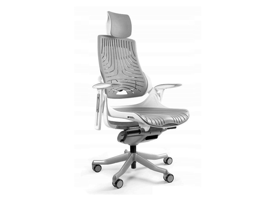 UNIQUE Wau TPE-8 office chair, grey/white