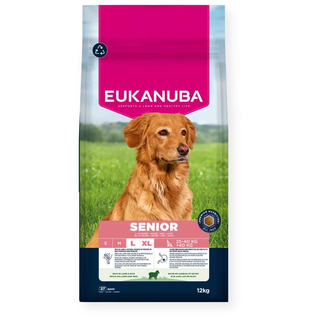 EUKANUBA Senior L XL sausā suņu