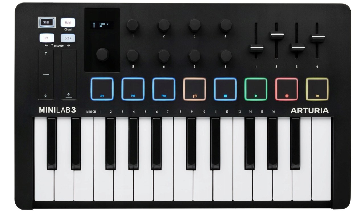 Arturia MiniLab 3 - MIDI vadības