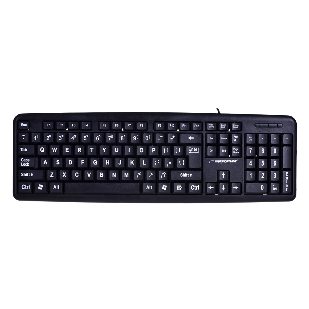 Esperanza EK129 tastatūra USB QWERTY Lielbritānijas