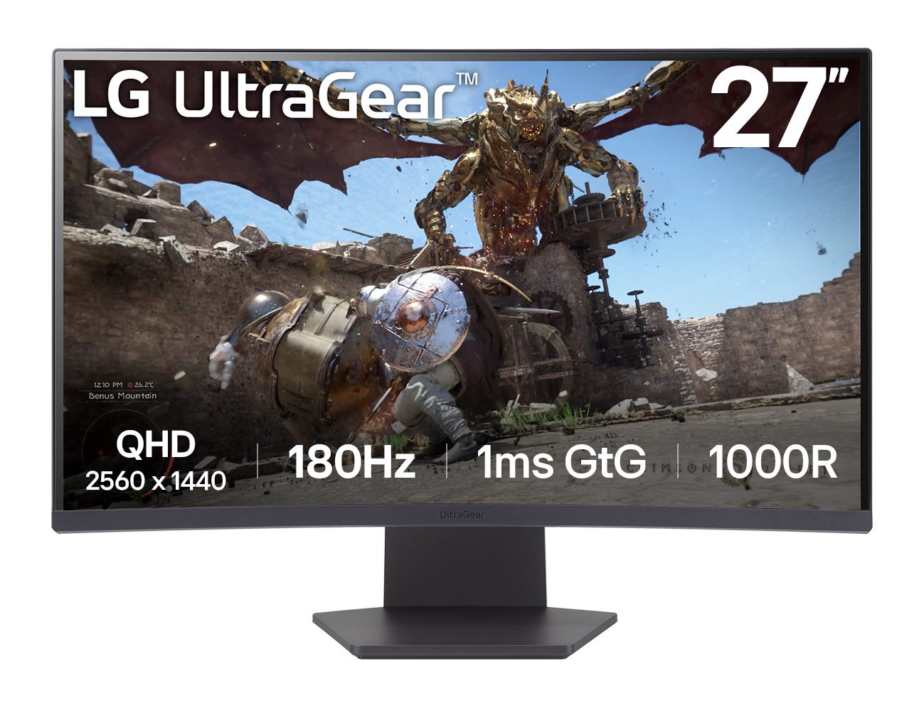 LG 32GS60QC-B datora monitors 80 cm