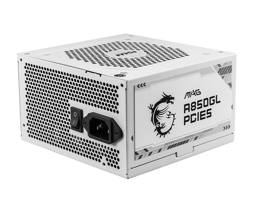 MSI MAG A850GL PCIE5 WHITE barošanas