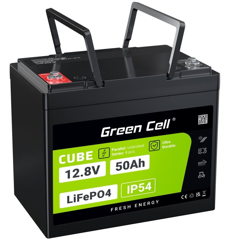 Green Cell LFPGC12V50AH UPS akumulators litija