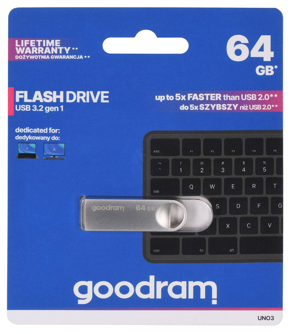 Goodram USB UNO3-0640S0R11 USB zibatmiņa 64
