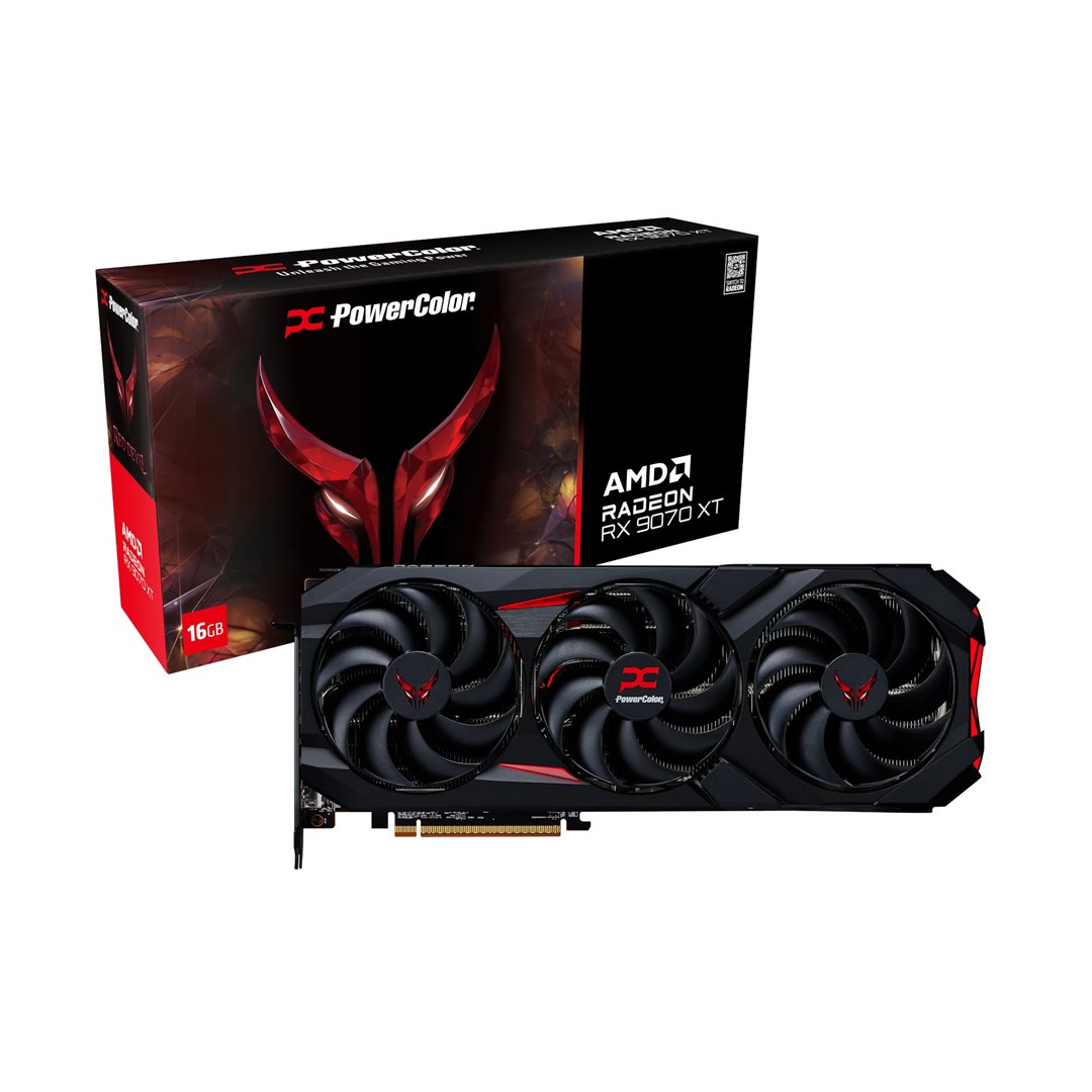 Grafikas karte. PowerColor Red Devil RX9070XT