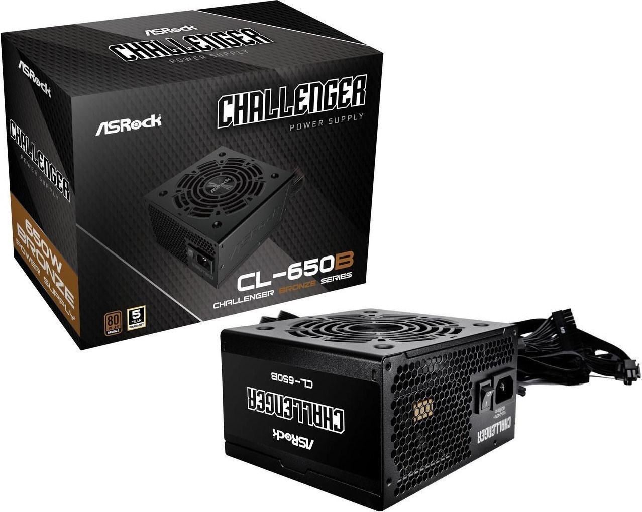 Zasilacz ASRock CHALLENGER 650W 80 Plus