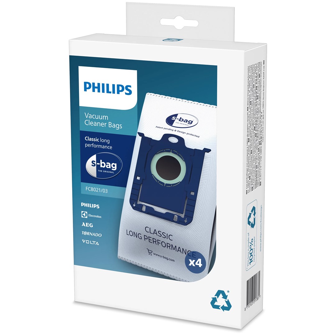 Philips s-bag 4 putekļu maisiņi Putekļsūcēja