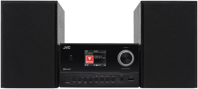 JVC UX-E225B Mini hi-fi system Black