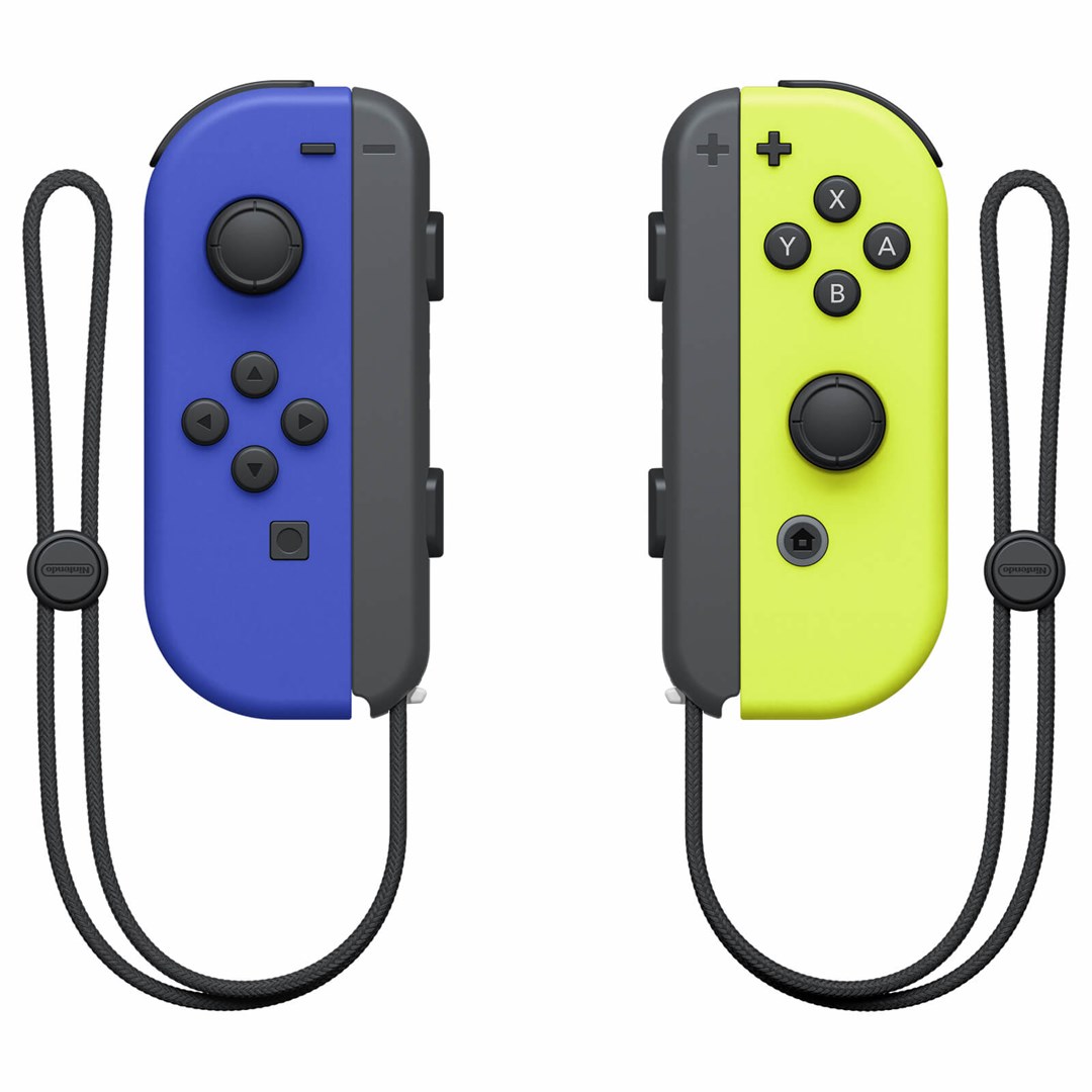 Nintendo Joy-Con melna, zila, dzeltena Bluetooth