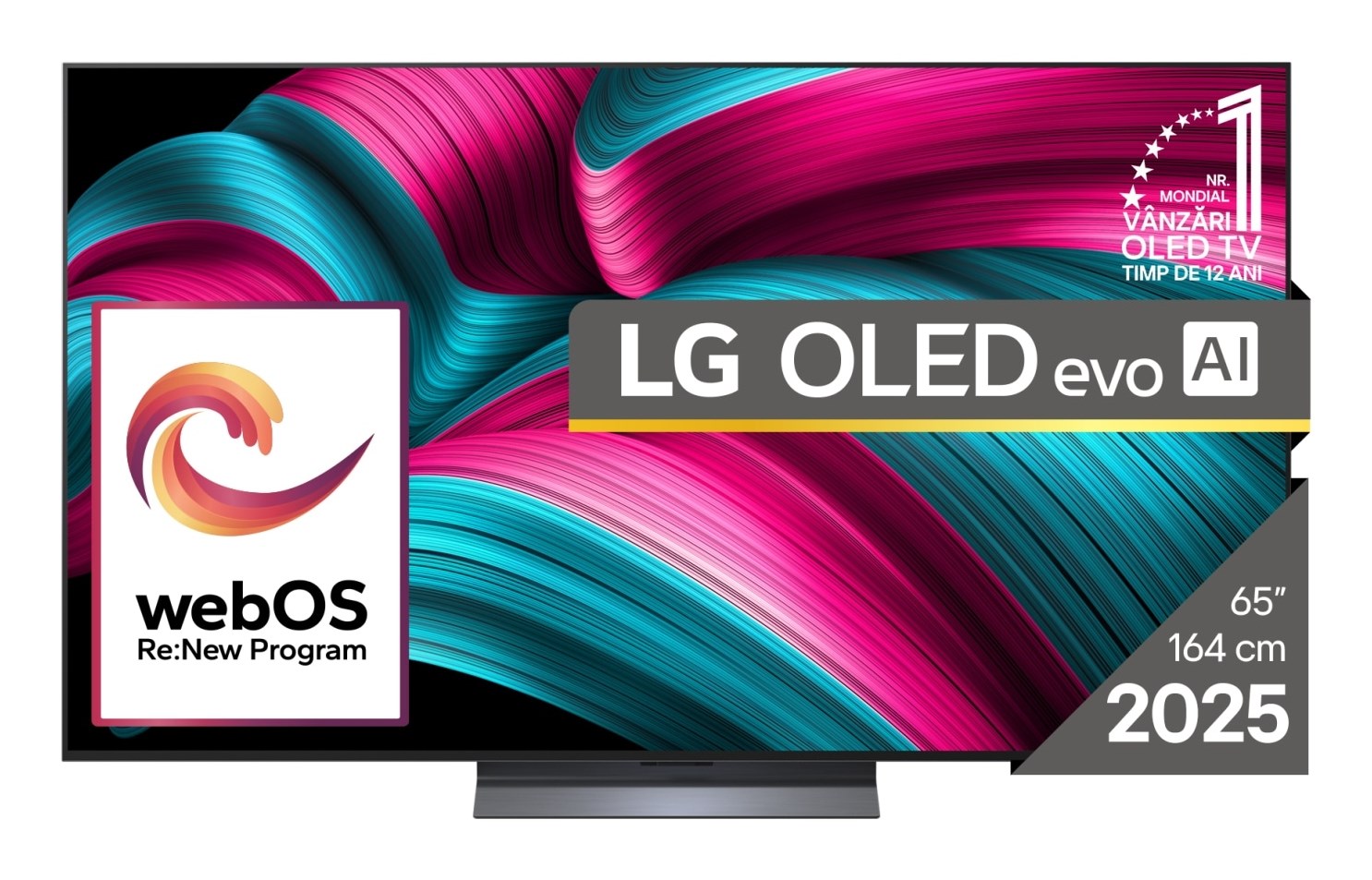LG OLED evo AI OLED65C51LA televizors