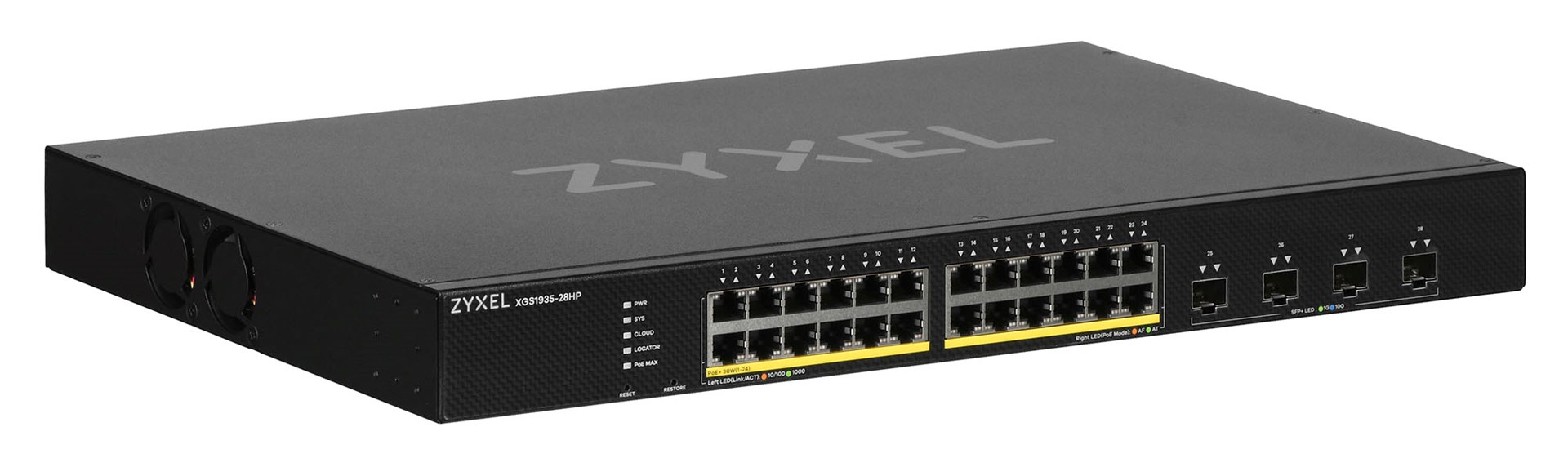 Zyxel XGS1935-28HP pārvaldīts L2+/L3 Gigabit Ethernet