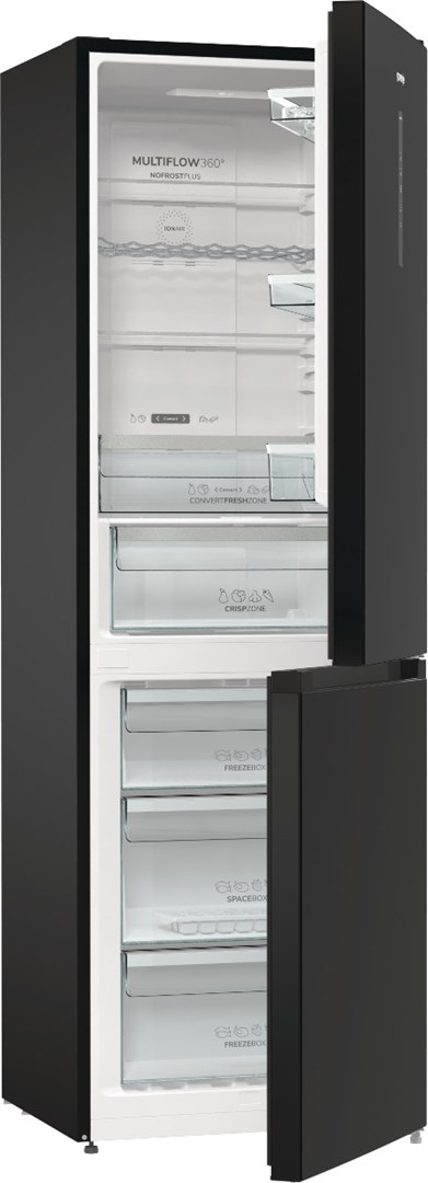 Gorenje NRK6192ABK4 ledusskapis-saldētava Brīvi stāvošs 302