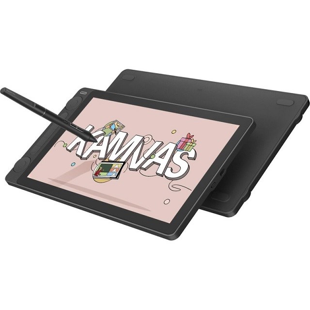 HUION Kamvas 13 grafiskā planšete, melna