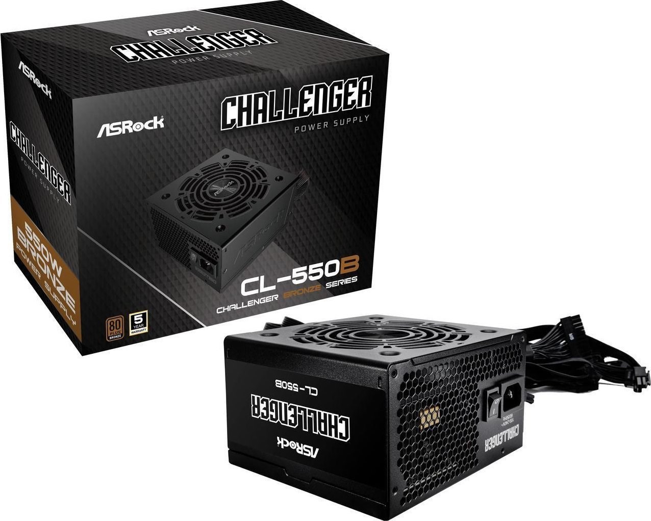 Zasilacz ASRock CHALLENGER 550W 80 Plus