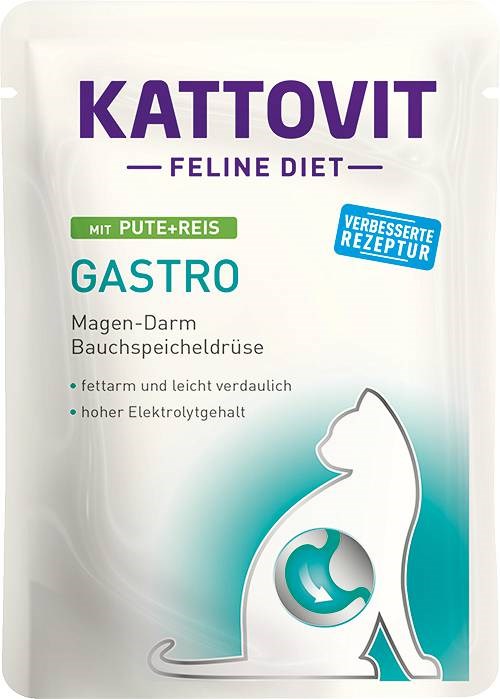KATTOVIT Feline Diet Gastro Turkey ar