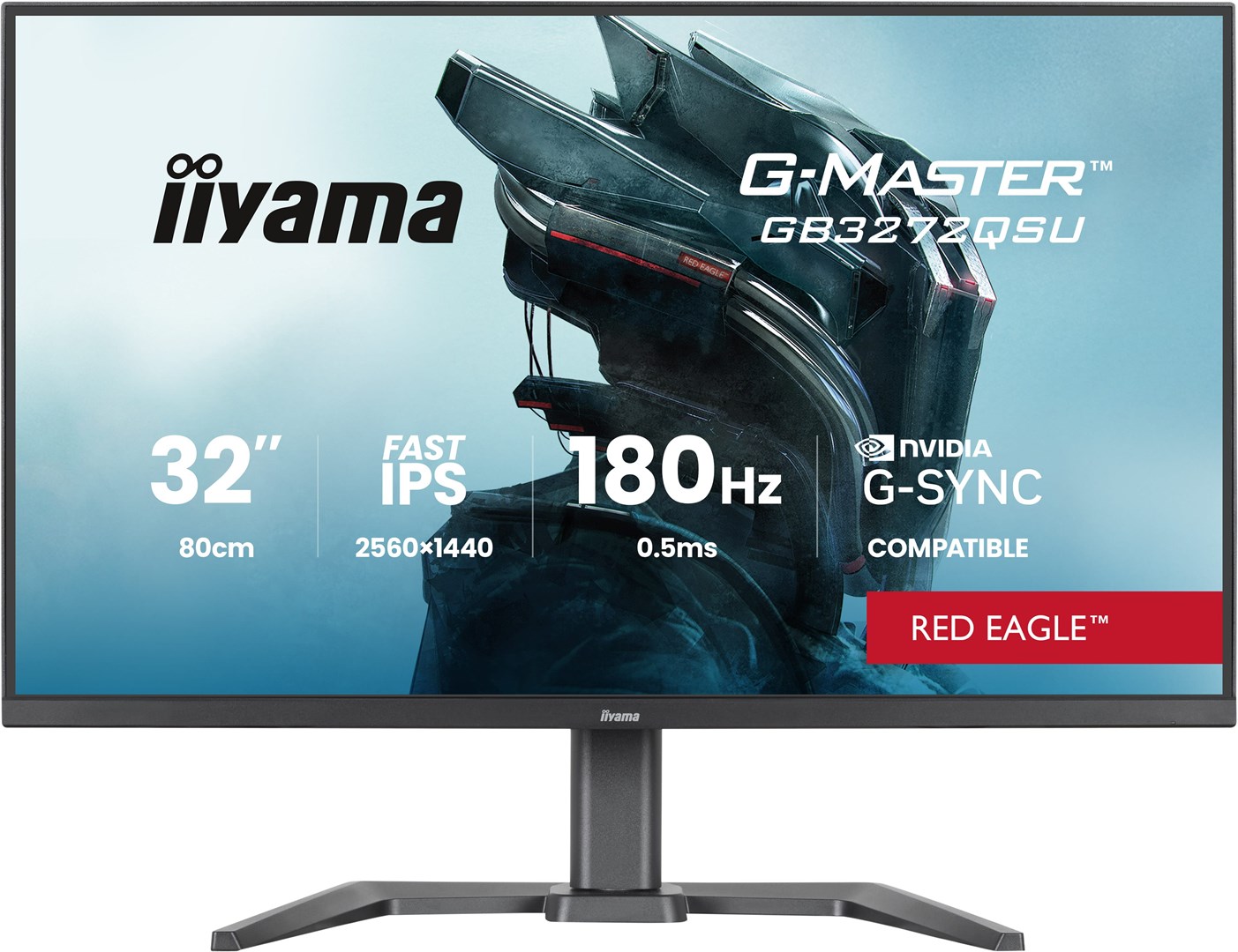 Iiyama G-MASTER GB3272QSU-B1 computer monitor 80