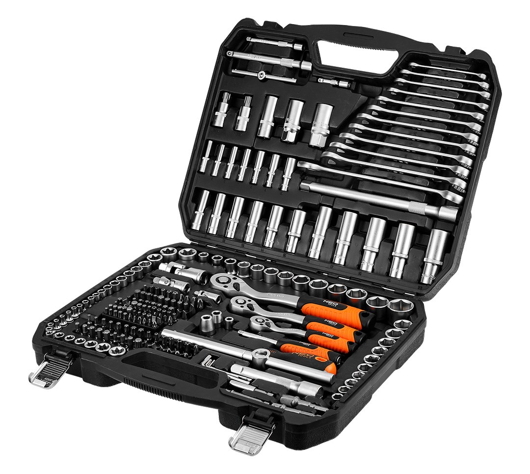 NEO TOOLS Socket Set 1/2", 1/3"