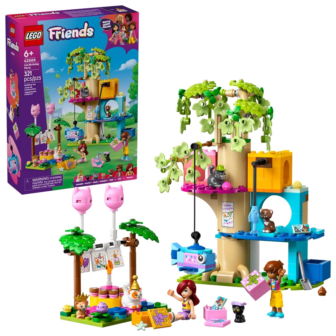 LEGO FRIENDS 42666 Kaķa dzimšanas dienas