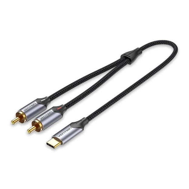 Vention USB-C uz 2RCA vīriešu audio