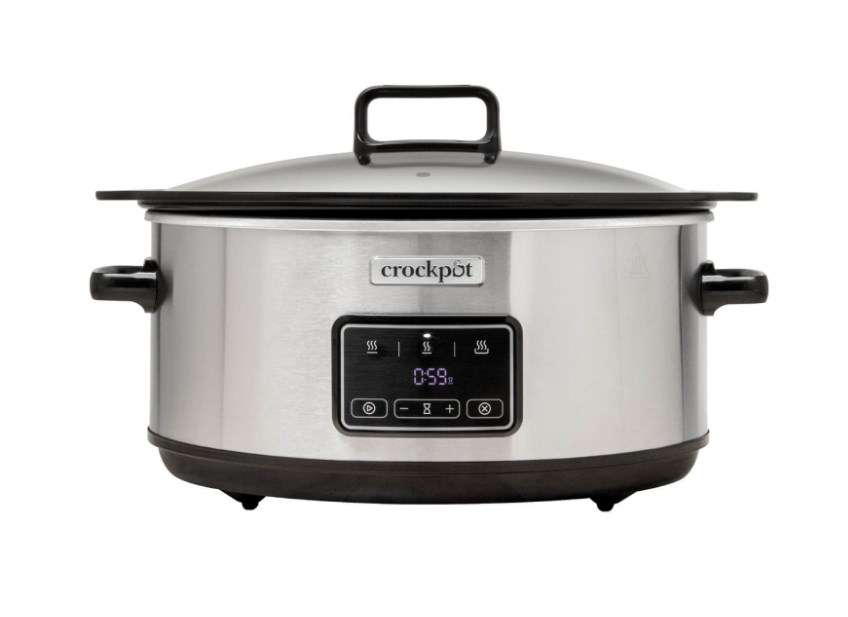 Crock-Pot CSC112X 6.5-litre slow cooker (silver)