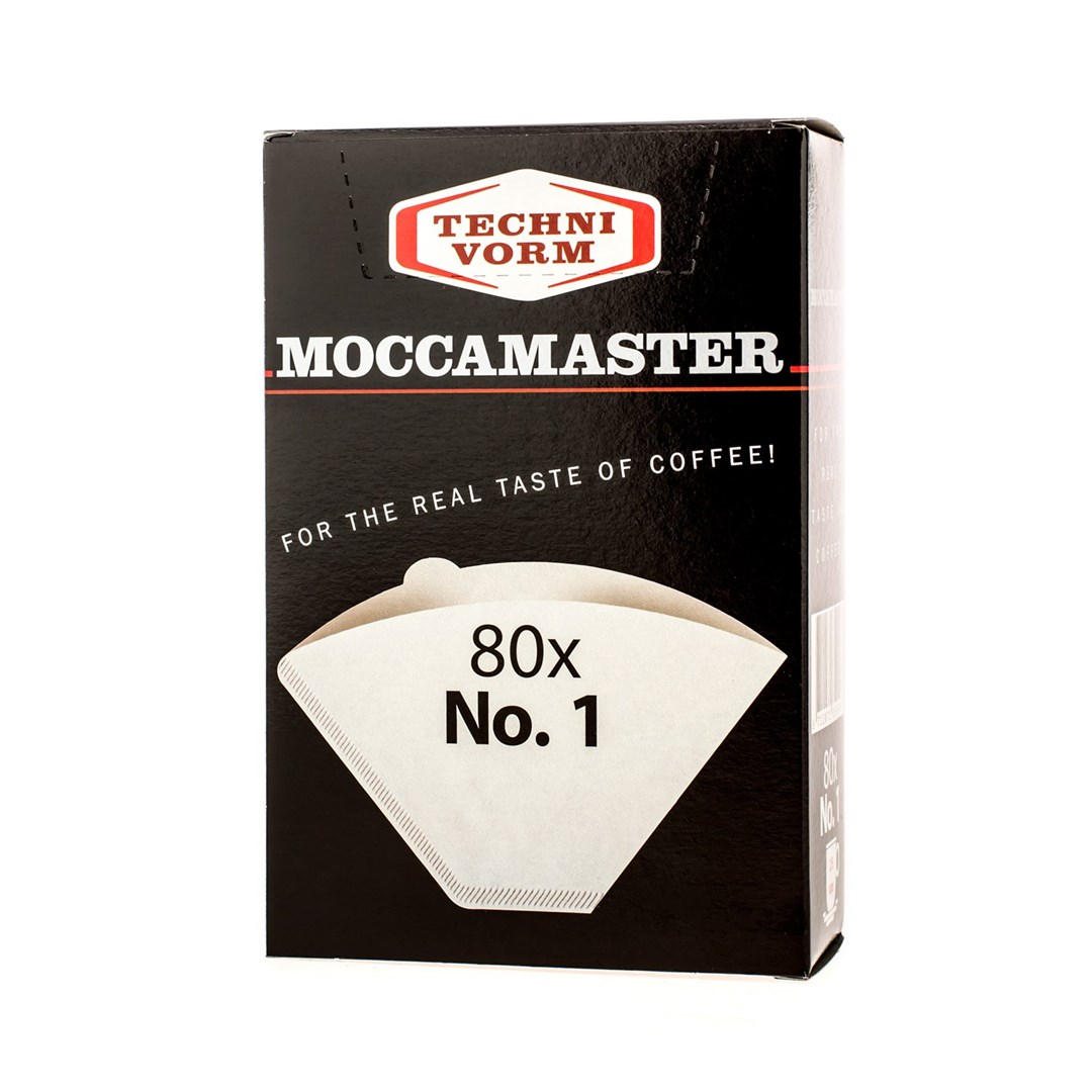 MOCCAMASTER papīra kafijas filtri Nr. 1